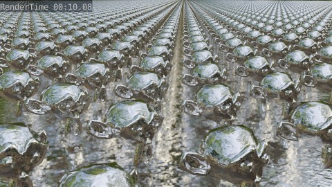 Blender2.93LTS　古いマシンどこまでやったら落ちるのか検証　マテリアル編
